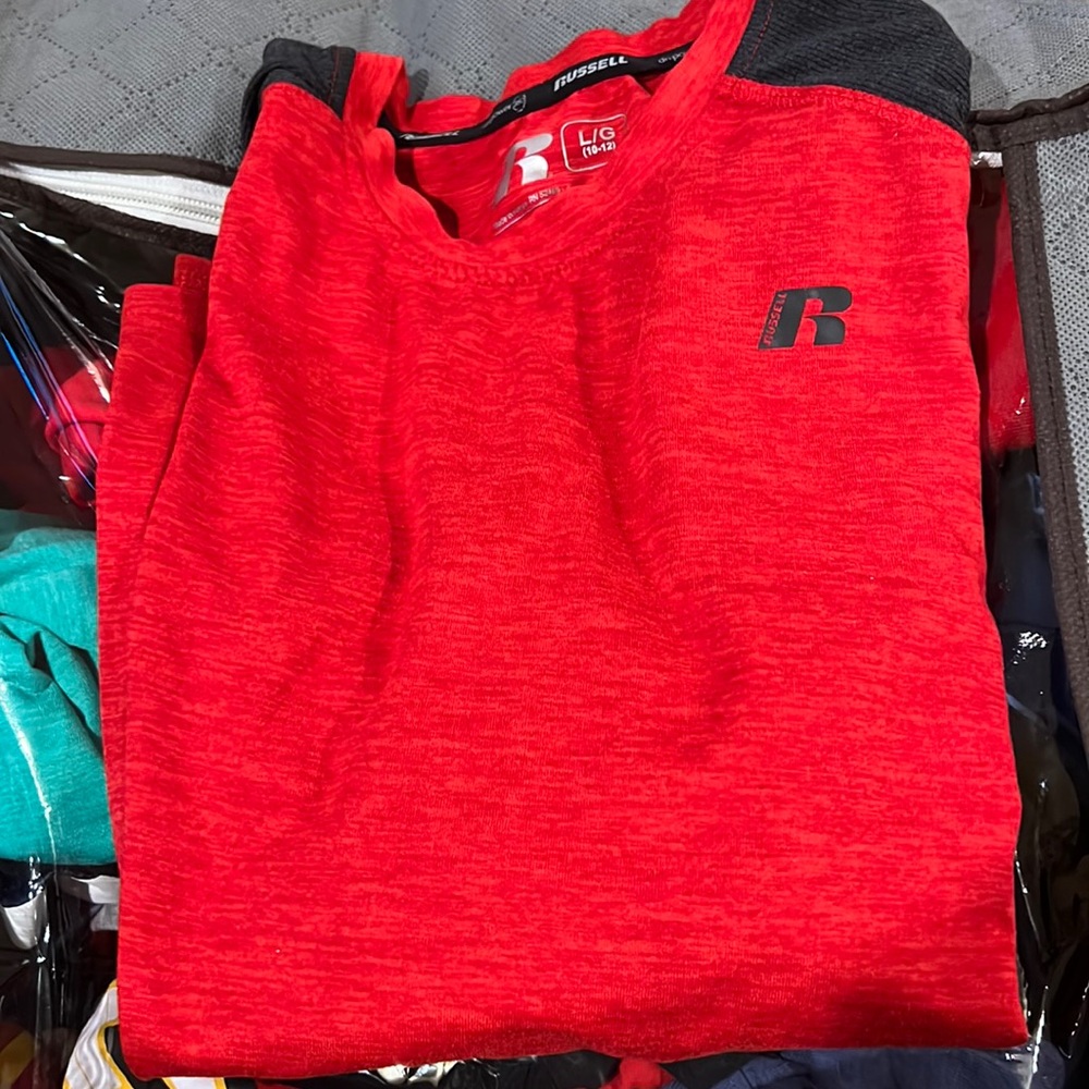 Russell boys large 10/12 long sleeve shirt
